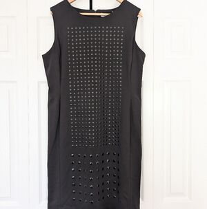 Black Sleeveless Dress Sz 16 Calvin Klein NWT
